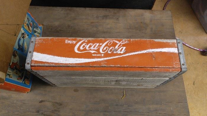 Old coca cola crate