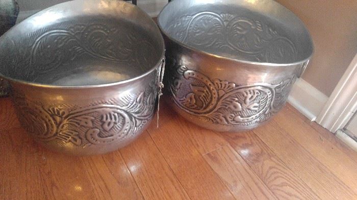 Pewter pots