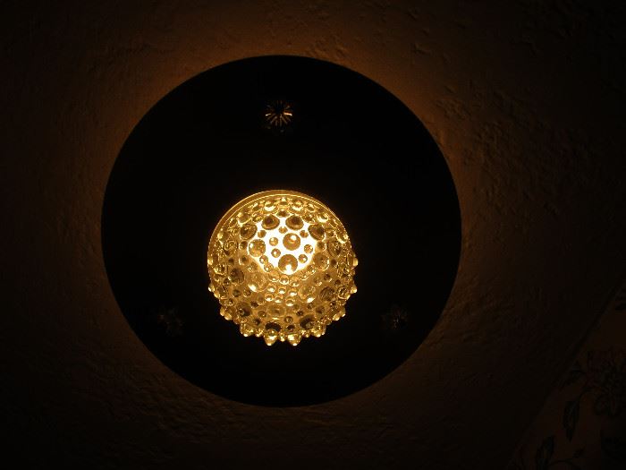 Great mid -century ceiling  light fixture