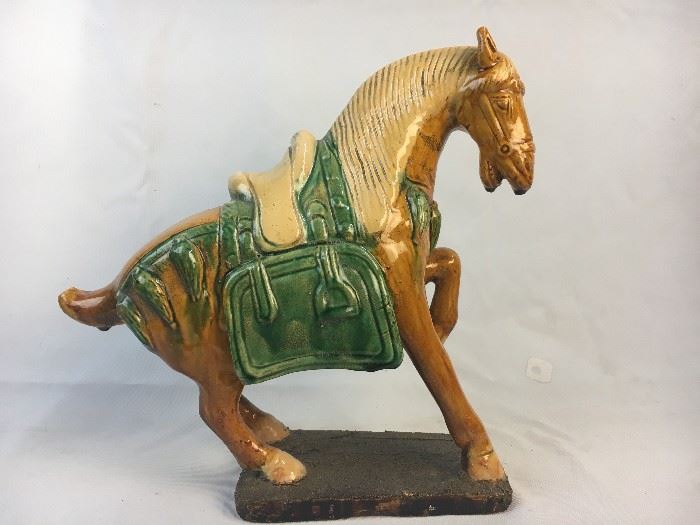 Tang Dynasty style terra cotta horse