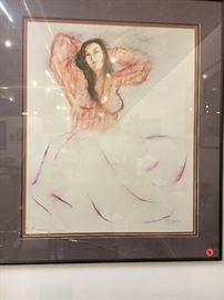 R.C. Gorman signed print