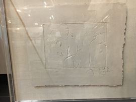 Frank Gallo signed paper cast