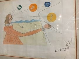 Salvador Dali signed Dalian Prophecy 