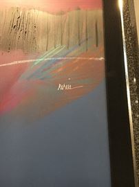 Signed Craig Reheis Large Pastel Painting 