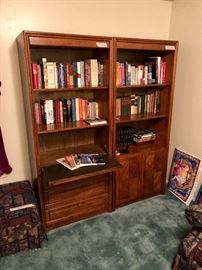 Three individual bookcases sold separately but can join to create one incredible piece.
