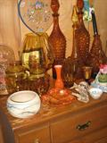 60's and 70's glassware