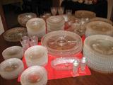 Depression glass ( MISS AMERICA)