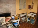 Small sample of framed art work