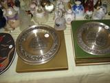 Norwegian pewter plates