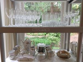 Entire set of Orrefors Optica "Symphony" stemware: -13, water glasses -16, white wines -8, red wines