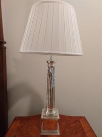 Yep, this Ralph Lauren thing was $1,200.00 when new. That's each lamp. Rich people - sheeesh!                                                            ;-)