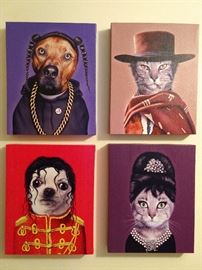 LOVE this collage of animal prints. You know Snoop loves bitches!
