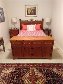 Pine Console Table, by Habersham Plantation.