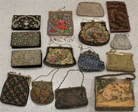 LOT #5448 - LOT OF (15) VINTAGE FASHION HANDBAGS