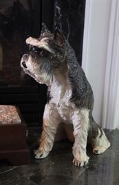 large Schnauzer figurine by The Townsends