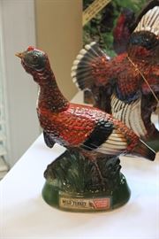 example from the collection of empty Wild Turkey decanters