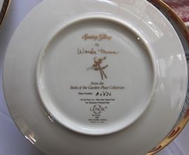 Lenox Birds of the Garden collector plates