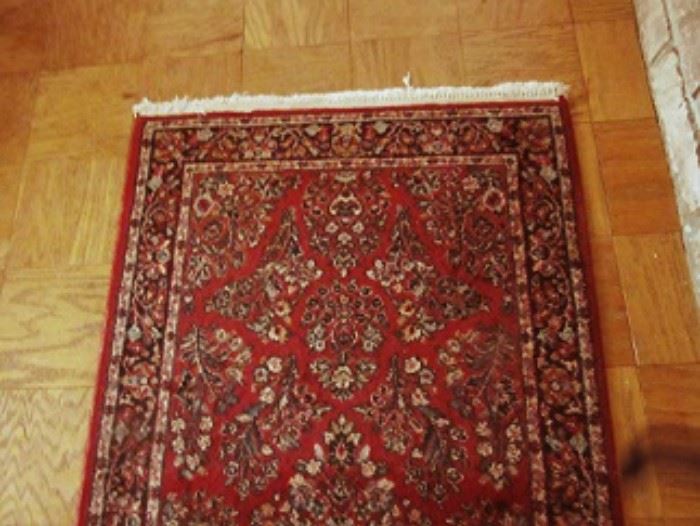 One of several oriental rugs. 