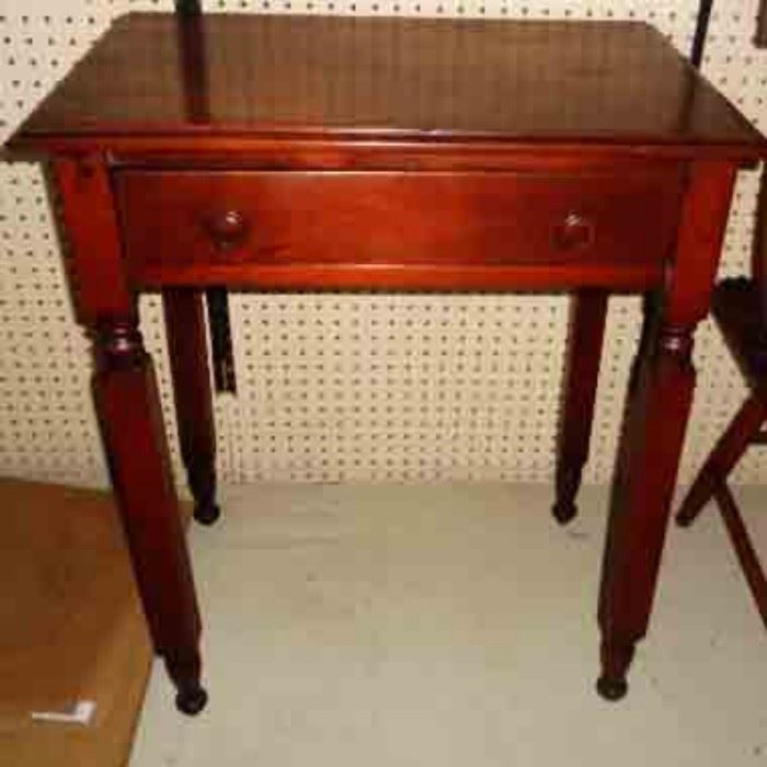 Antique 1-drawer Lamp Table