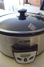 Lots of kitchen stuff including this Bella slow cooker.