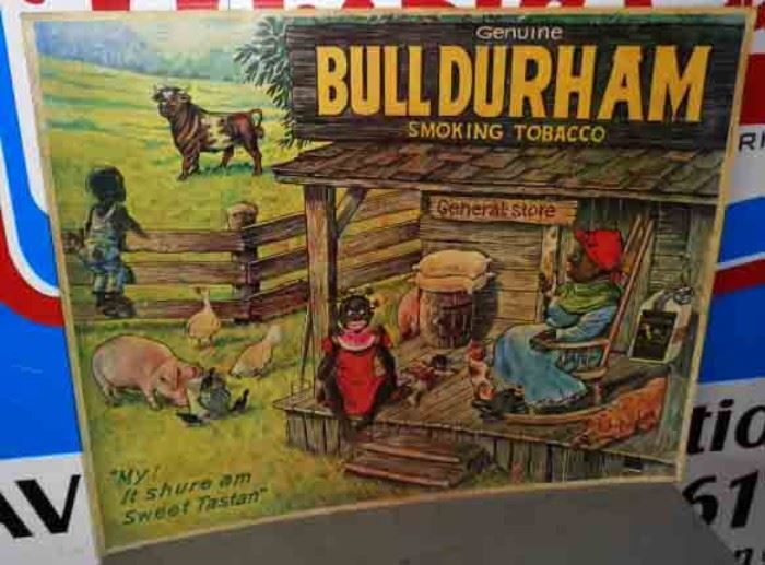 Bull Durham Tobacco Poster, Repro