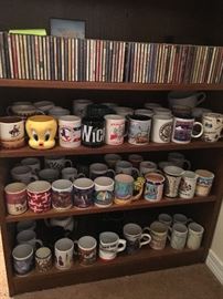 Huge collection of coffee mugs from all over the world