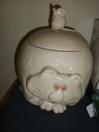 "Fat Cat" cookie jar by Fitz and Floyd