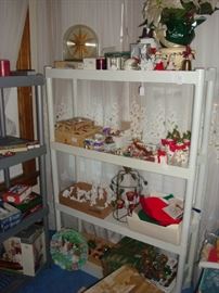 Some of the Christmas items available