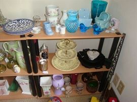 Assortment of dishes including Ralph Lauren plates(4), 