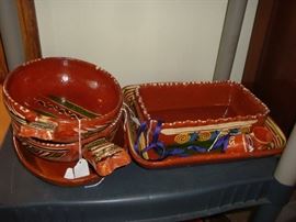 Vintage Mexican dishes