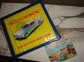 Outside of Matchbox case from the 60's