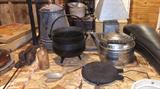 Primitive iron kitchen ware