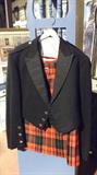Scottish Uniform. Kilt, Vest, and Jacket