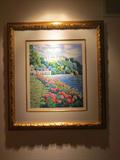 Diane Monett "Paradise Village" Serigrapgh
