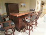 Bar with four chairs all sold separately