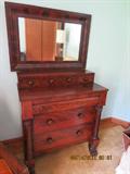 1800s oak with claw feet