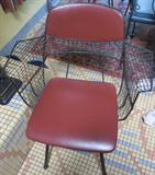 7 piece rod iron table and chairs