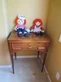 sewing machine and homemade dolls