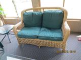 2 loveseats with cushions