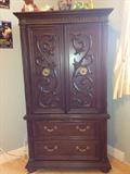 Walnut armoire