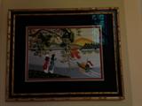 Framed embroiderd piece purchased in Viet Nam