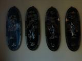 Chinese black laquer plaques