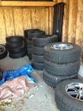 4 Off Road tires with rims LT 275/70 R18, 4 Verde Rims with 285/35R 22 General Grabber UHP tires, Michelin Symmetry All Season Tires 225/70 R16, 4 Continental Sport Compact2 tires 265/35 ZR 19 984, Yokohama - Advan Sport tires 275/35 ZR 20, Michelin Pilot LTX tires P275/65 R18 114 H LTX, and more....