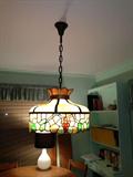 50's Style Tiffany Chandelier