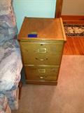 Oak File Cabinet