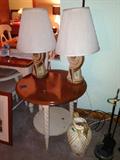 Maple and White French/Country Side Table