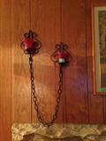 Mid-evil two set candle holders