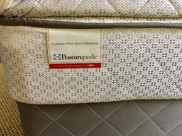 Queen size Euro Pillowtop Posturepedic mattress