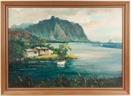 Hajime Okuda (American, 1906-1992) "Kahaluu"
