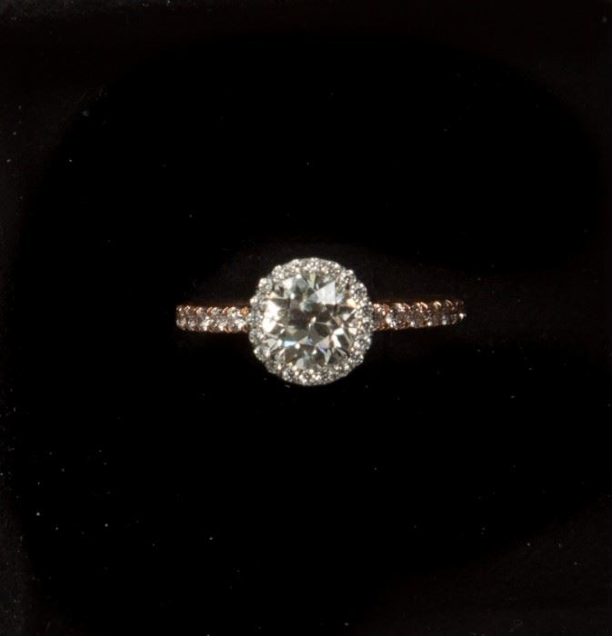 Custom Rose Gold Diamond Ring